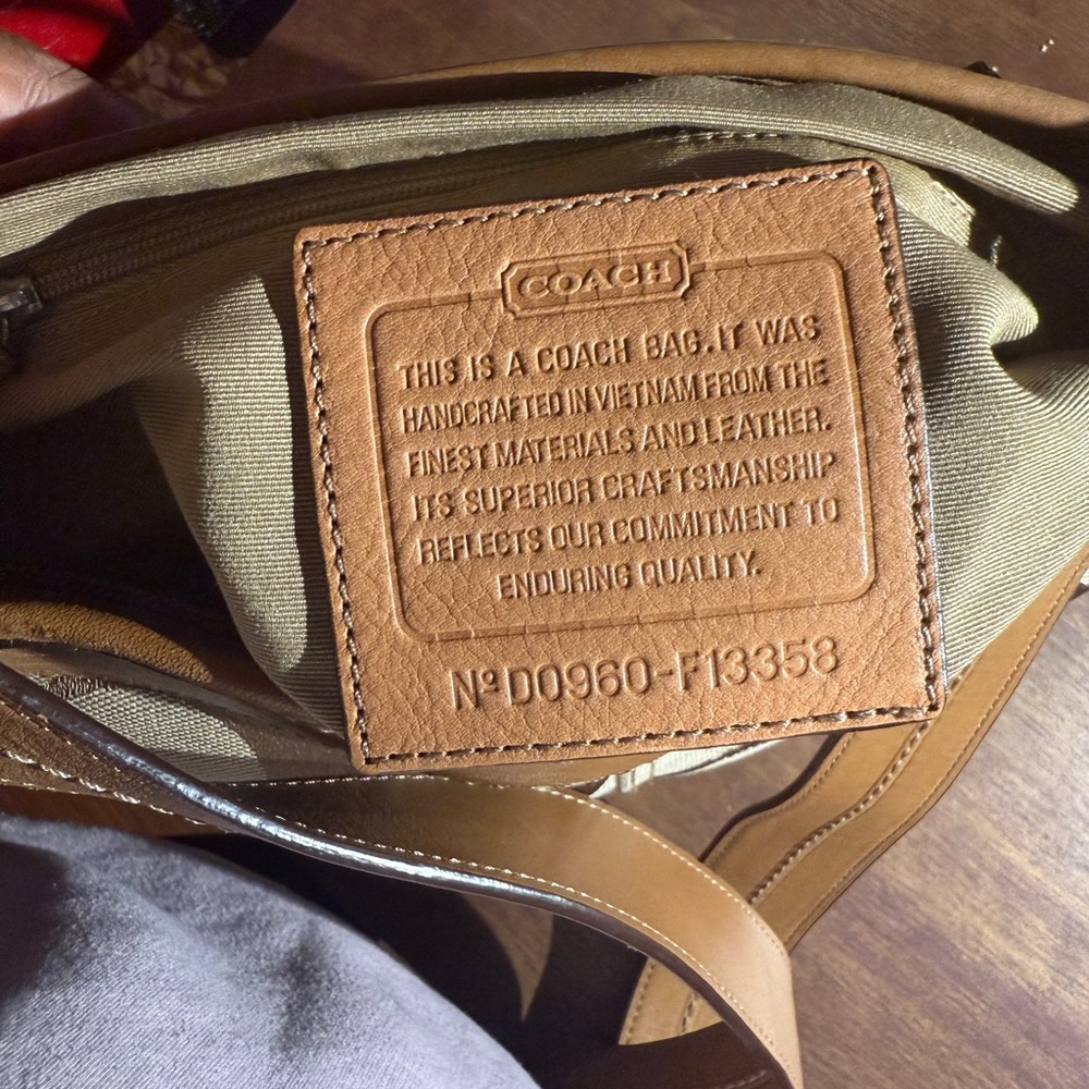 COACH Signature Bleeker Hobo Bag In EUC - Picture 4 of 9